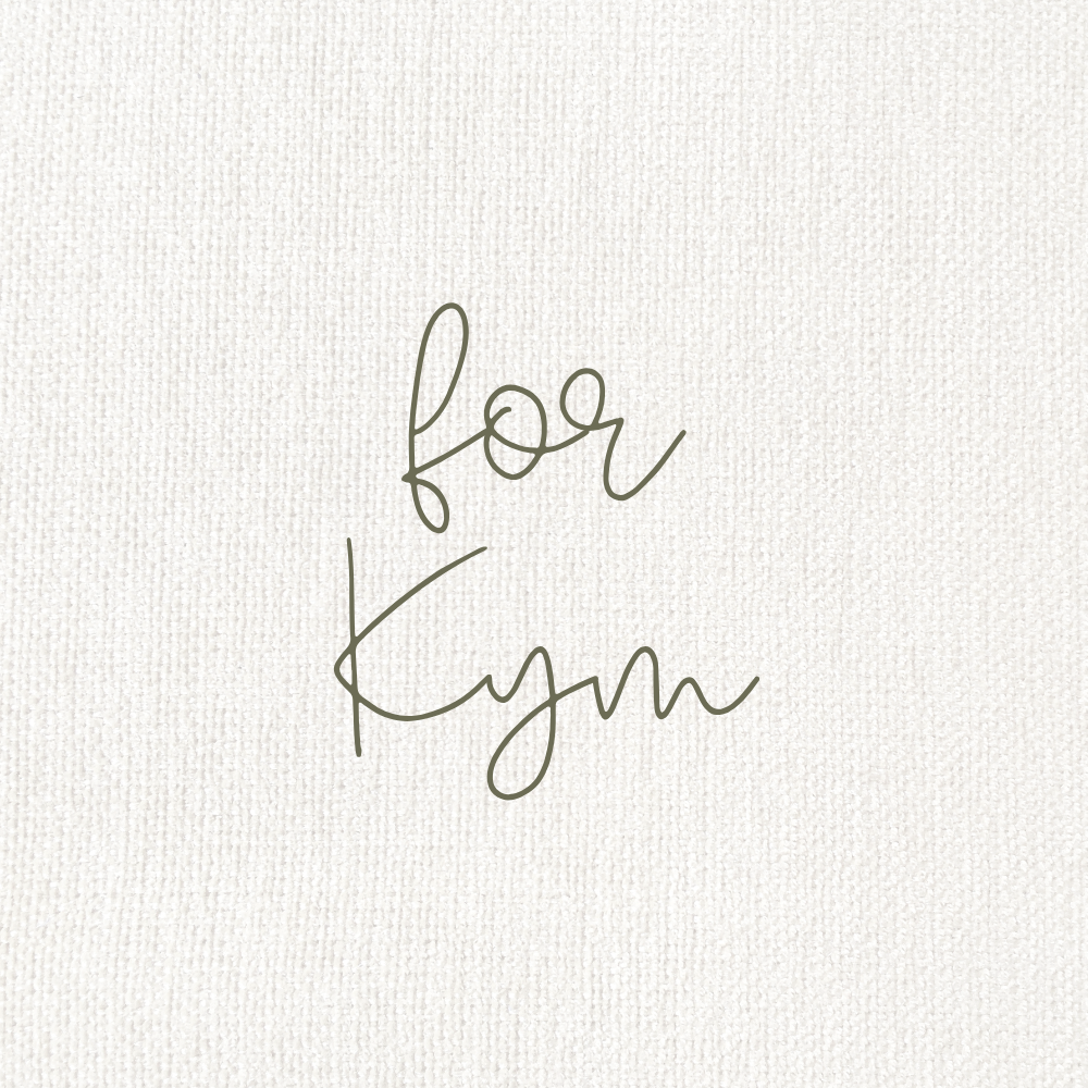 Custom for Kym