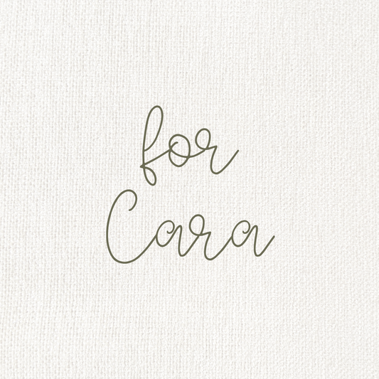 Custom for Cara