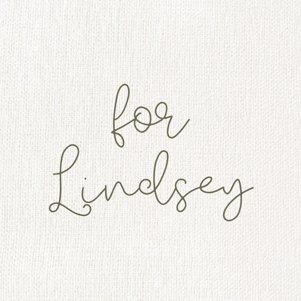 Custom for Lindsey