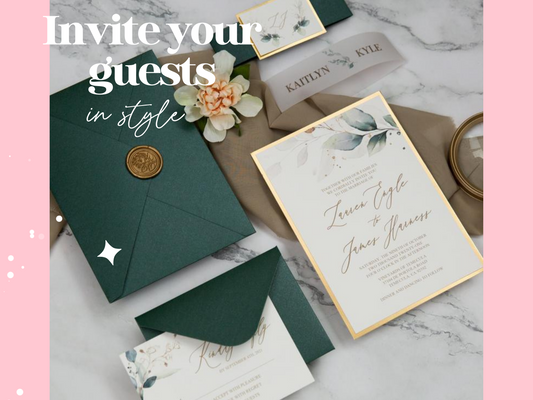 Elevate Your Invitations: Extra add ons for your wedding stationery
