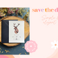 Scottish Stag Save the Date, Scottish Themed Wedding Invites, Rustic Wedding Stationery