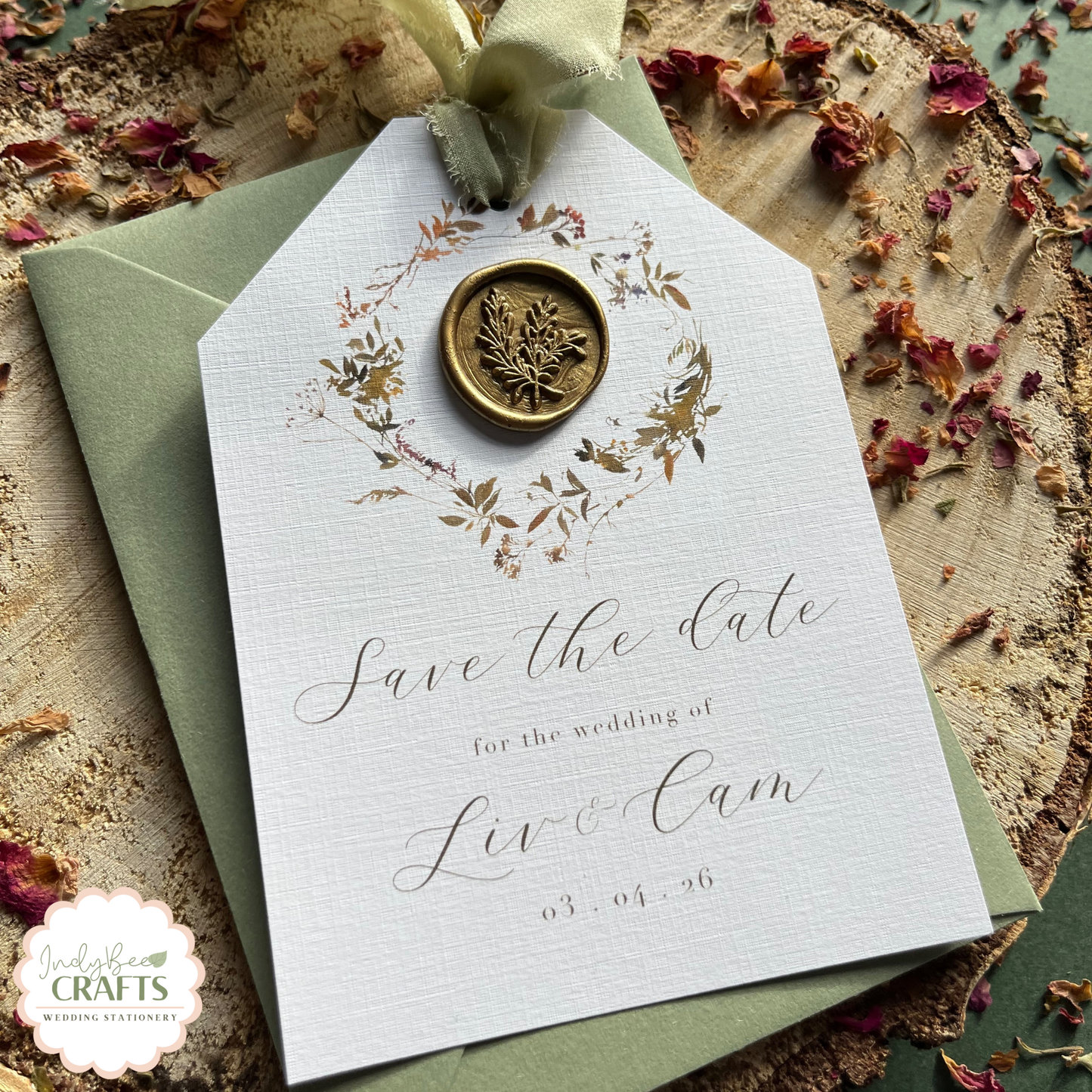 Wax Seal Save the Date