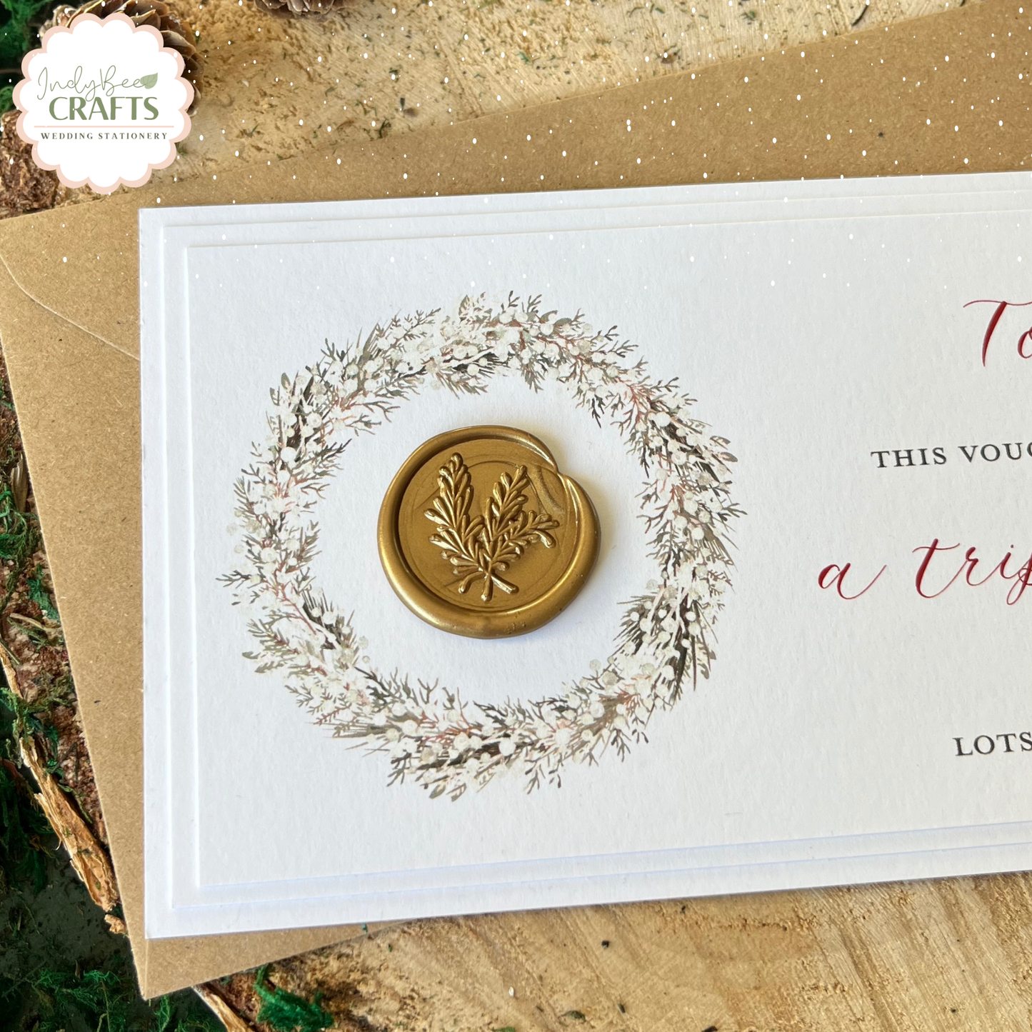 Wax Seal Personalised Gift Voucher
