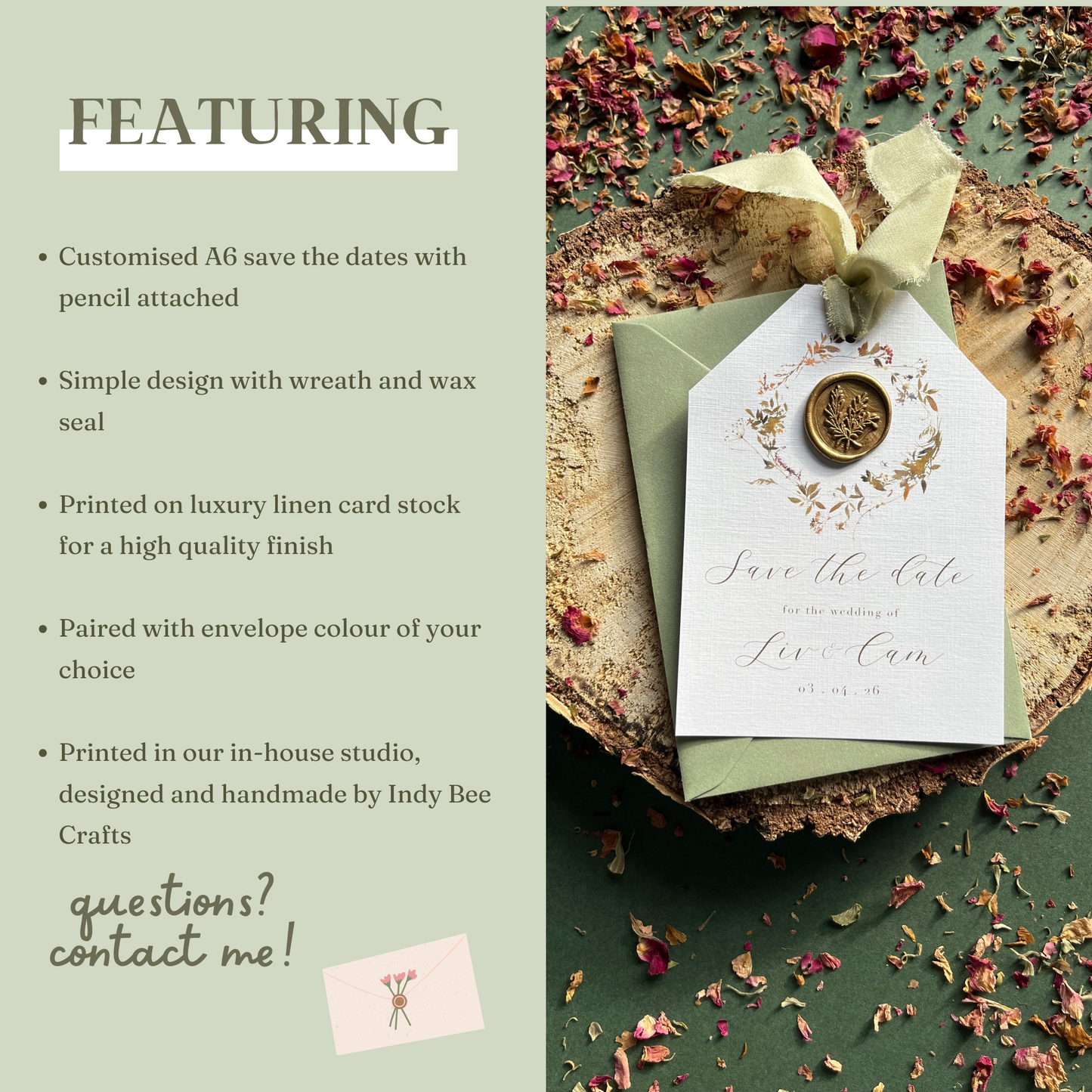 Wax Seal Save the Date