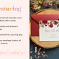 Rustic Floral Save the Date Cards for Wedding Day