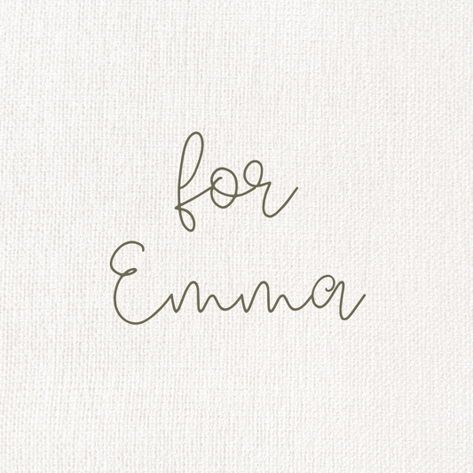 Custom for Emma