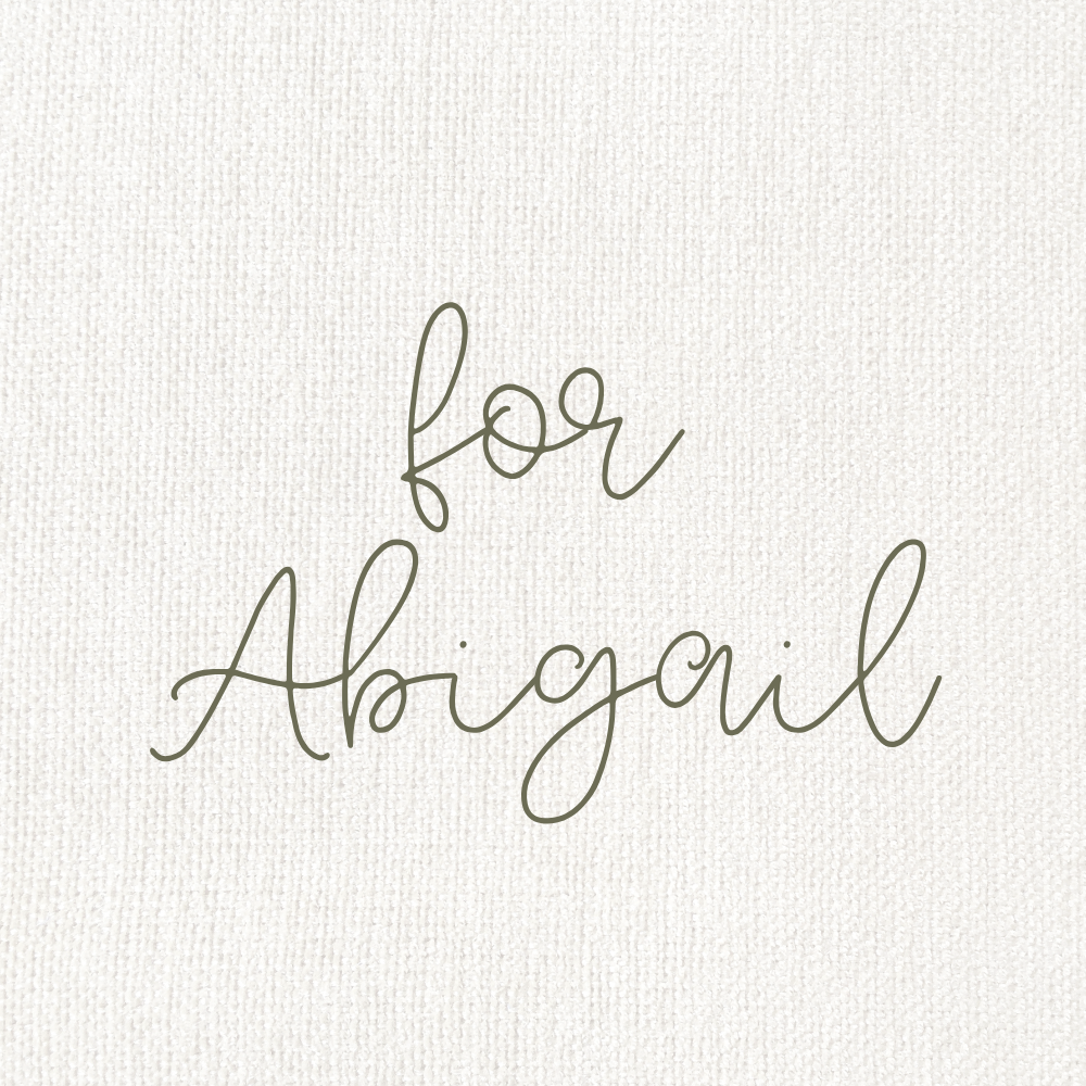 Custom for Abigail & Mark