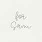 Custom for Sami- Invitations