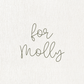 Custom for Molly- Invites