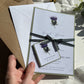 Minimal Thistle Wedding Invitation Set | Rustic Wedding Stationery | Tartan Ribbon | Scottish Wedding