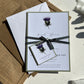 Minimal Thistle Wedding Invitation Set | Rustic Wedding Stationery | Tartan Ribbon | Scottish Wedding