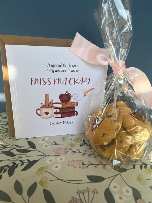 Teacher Card and Cookie Bundle 1