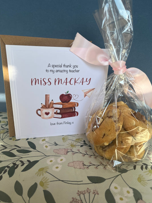 Teacher Card and Cookie Bundle 1