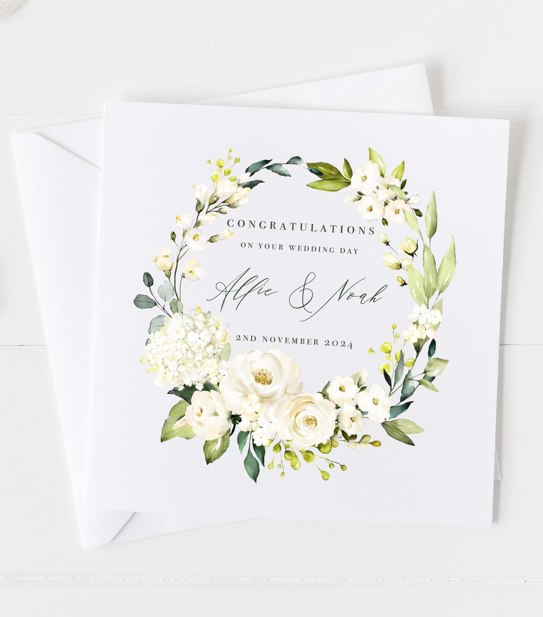 Personalised 'On your Wedding Day' Card
