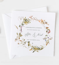 Load image into Gallery viewer, Personalised &#39;On Your Wedding Day&#39; Card
