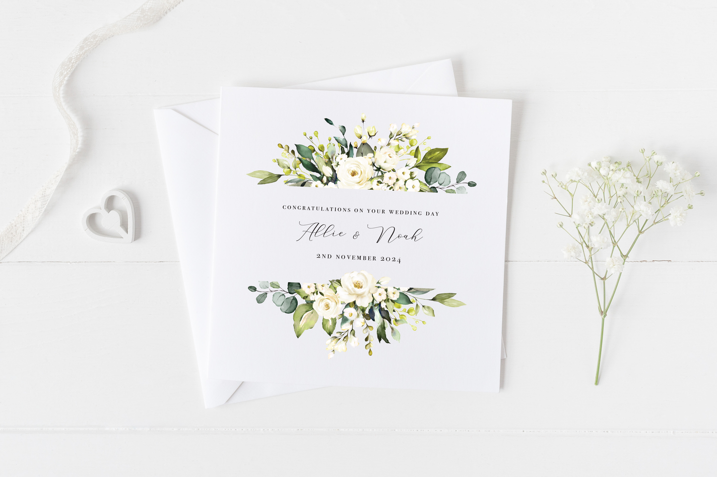 Personalised 'On Your Wedding Day' Card