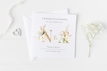 Load image into Gallery viewer, Personalised &#39;On Your Wedding Day&#39; Card
