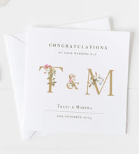 Load image into Gallery viewer, Personalised &#39;On Your Wedding Day&#39; Card
