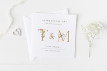 Load image into Gallery viewer, Personalised &#39;On Your Wedding Day&#39; Card
