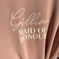 Personalised Bridal Ruffle Robe