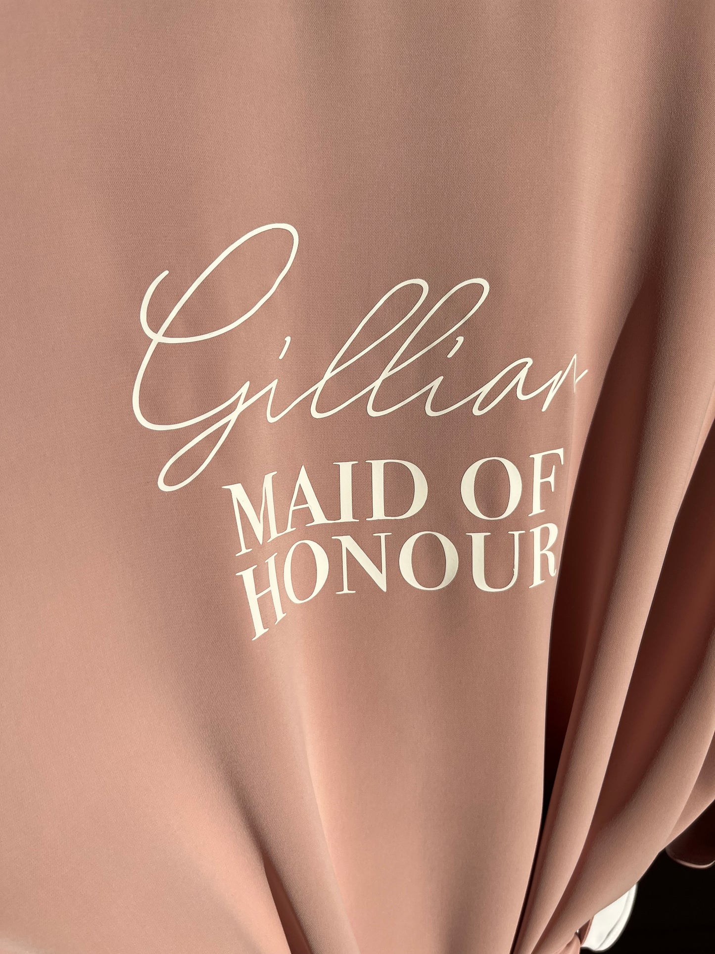 Personalised Bridal Ruffle Robe