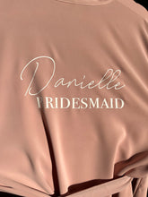 Load image into Gallery viewer, Personalised Bridal Ruffle Robe
